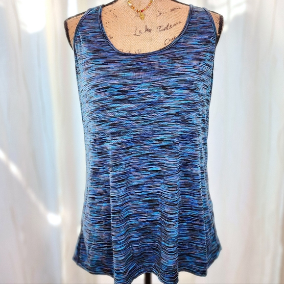 Polo Club Razorback Workout Tank in Blue, Large - Picture 4 of 5